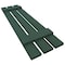 Ekena Millwork 12-in. W x 35-in. H Mid-America Vinyl, Standard Size Three Board Spaced Shutters, 028, Forest Green, PR 00031235028 - alternate 5